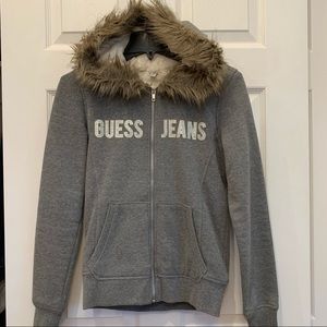 Guess Hoodie with faux fur